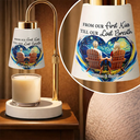 Gift For Couples,Love - You And Me We Got This 3D Effect Back Couple - Personalized Truncated Cone Candle Warmer