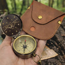 Gift For Brothers,Cousin,Gift For Men,Happy,Gift For Father,Icon,Proud - You Are My Brother My Friend - Personalized Engraved Brass Compass