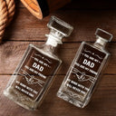 Gift For Brothers, Cousin, Happy, Gift For Men, Gift For Father - You Are My Brother My Friend - Personalized Square Whiskey Bottle