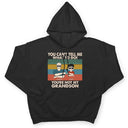 Gift For Grandpa,Grandpa - Grandkids,Happy - You Can't Tell Me What To Do - Personalized T Shirt