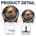 Gift For Couples, Love, Happy - You & Me We Got This Till Our Last Breath - Personalized Ceramic Plate