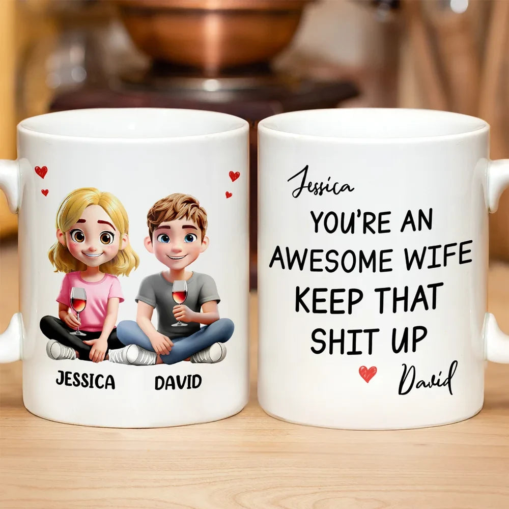 You're An Awesome Wife - Personalized Mug