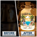 Gift For Couples,Gift For Husband,Gift For Wife,Gift For Boyfriend,Gift For Girlfriend,Funny - You're My Favorite Weirdo - Personalized Short Bottle Light