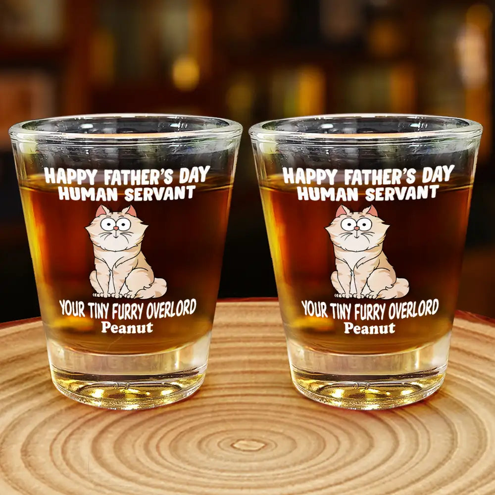 Your Tiny Furry Overlords - Personalized Shot Glass