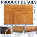 Pet Lovers,Pet Mom,Pet Dad,Dog Lovers,Dog Mom,Dog Dad,Cat Lovers,Cat Mom,Cat Dad,Family,Happy - Hope You You Like Pets 3D Effect - Personalized Coconut Doormat