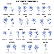 Gift For Mother, Mom - Daughters (Adult), Happy - Mother & Daughters Forever Linked Together Toile Birth Month Flower - Personalized Ring Dish
